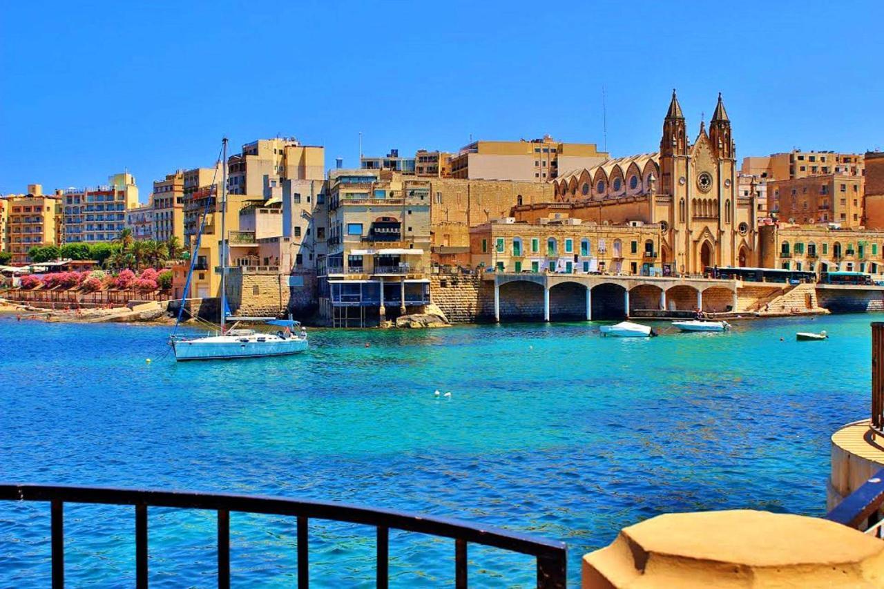 Seafront Lux Apart Inc Pool, Upmarket Area Sliema Eksteriør billede